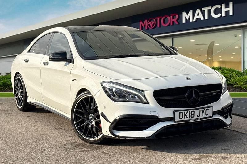 Used Mercedes CLA45 AMG AMG 381 HP (280 kW) 2018 Grey Coupe