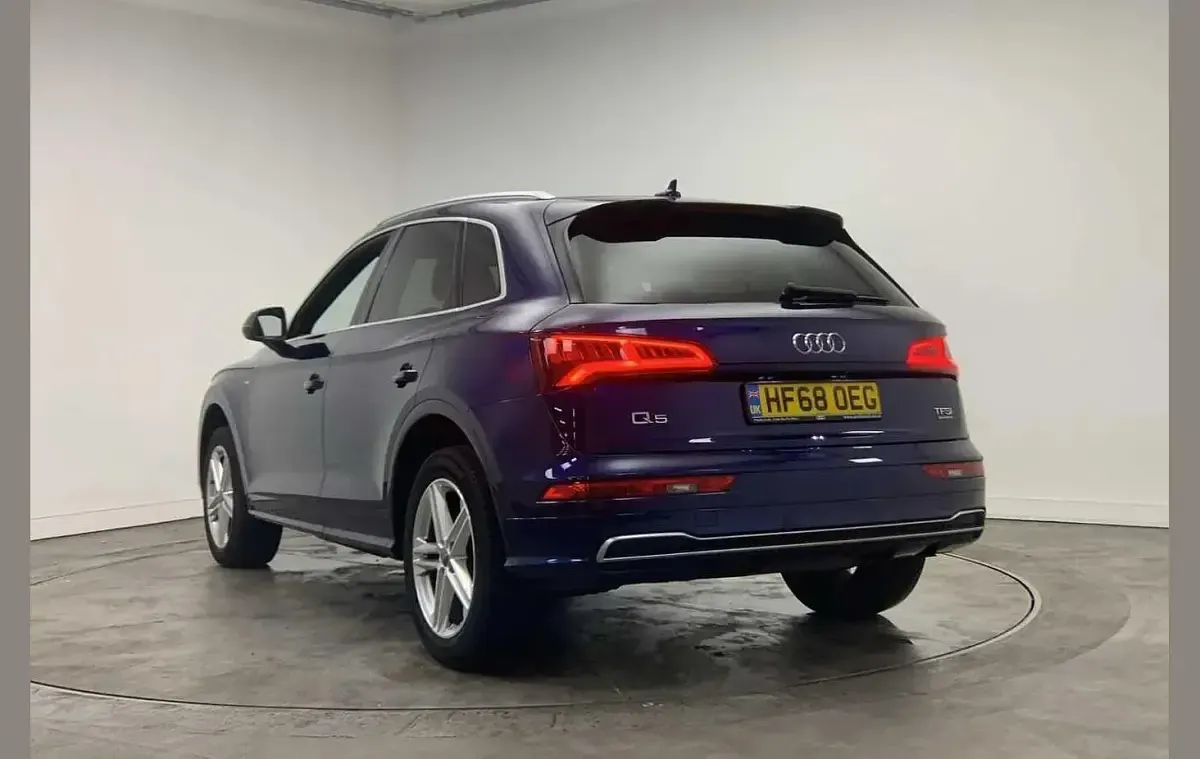 Used Audi Q5 S-Line 248 HP (182 kW) 2018 Blue SUV