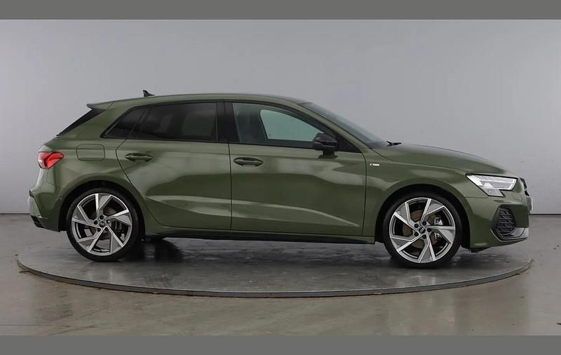 Used Audi A3 Black Edition 147 HP (108 kW) 2025 Green Hatchback