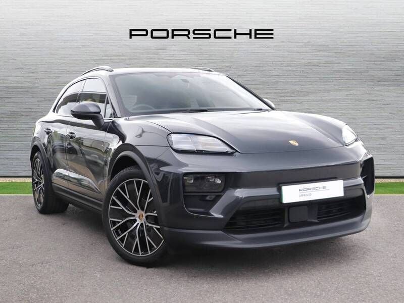 Volcano grey metallic Used 2024 Porsche Macan 4 Electric SUV | £74,890 - Image 1/4