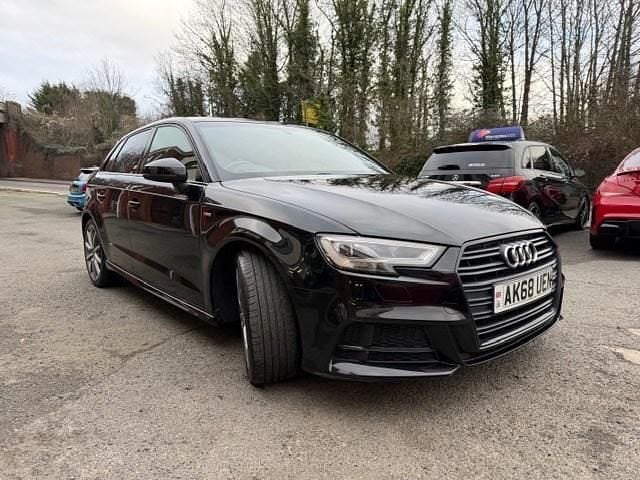 Used Audi A3 Sportback Black Edition 150 HP (110 kW) 2018 Black Hatchback
