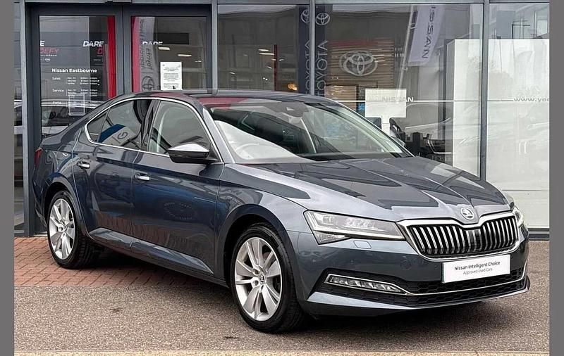 Used Skoda Superb SE L 190 HP (139 kW) 2020 Grey Hatchback