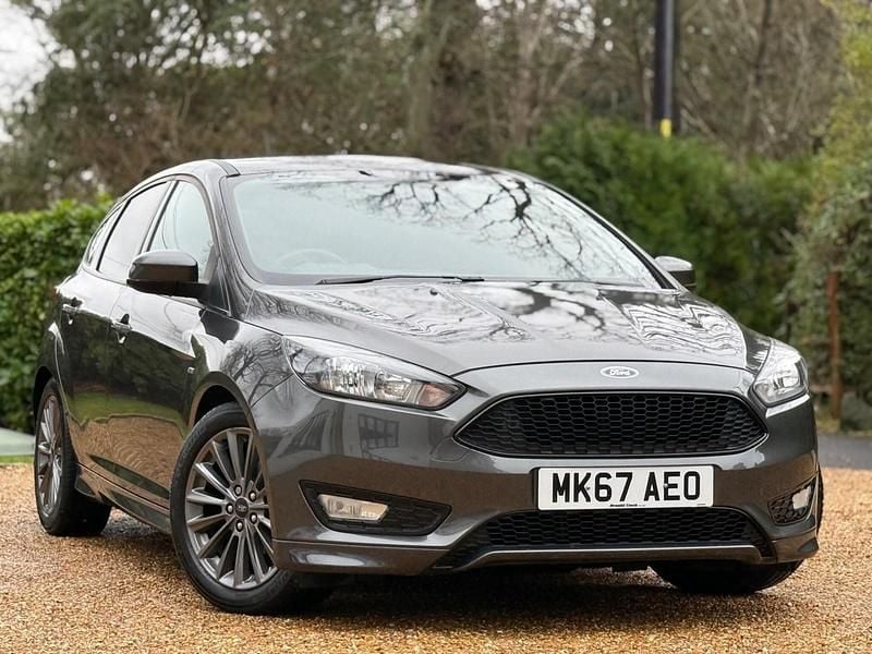 Grey Used 2018 Ford Focus ST-Line Hatchback | £8,500 (Good price) - Image 1/4