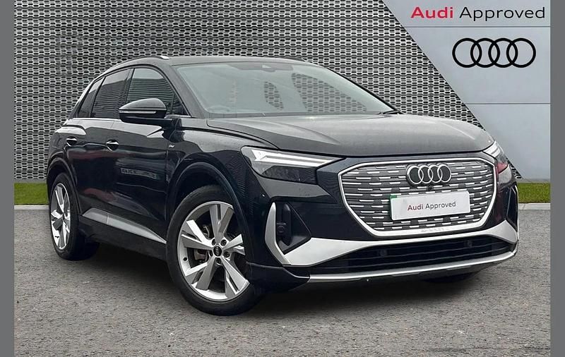 Used Audi Q4 e-tron S-Line 150 kW (204 HP) 2022 Black SUV