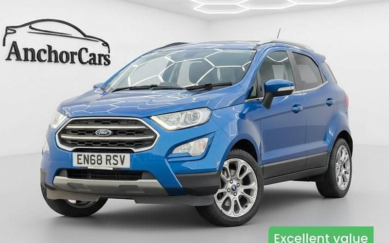 Used Ford Ecosport Titanium 101 HP (74 kW) 2018 Blue SUV
