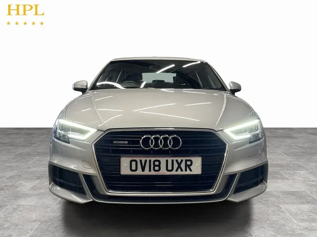 Used Audi A3 Sportback S-Line 184 HP (135 kW) 2018 Silver Hatchback