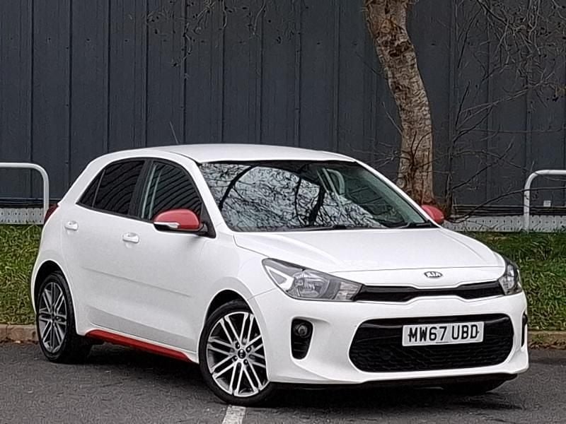 Used Kia Rio 2017 White Hatchback