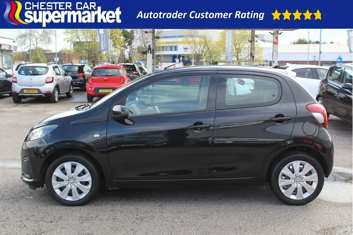 Used Peugeot 108 Active 68 HP (50 kW) 2018 Black Hatchback