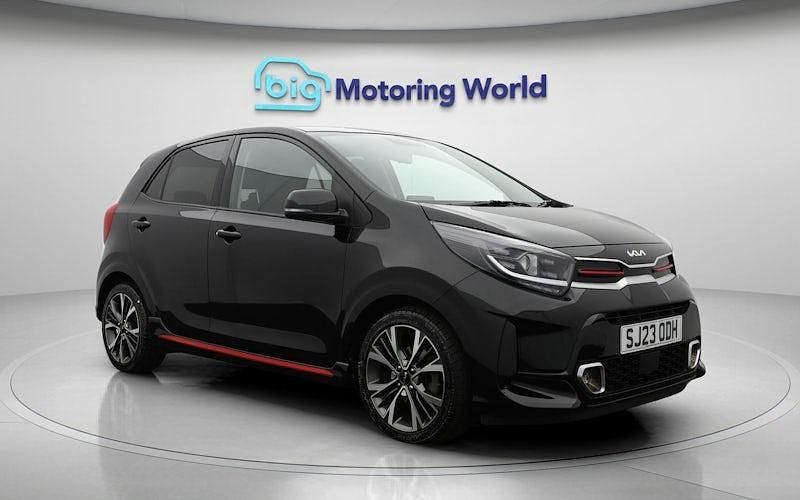 Used Kia Picanto GT-Line 67 HP (49 kW) 2023 Black Hatchback