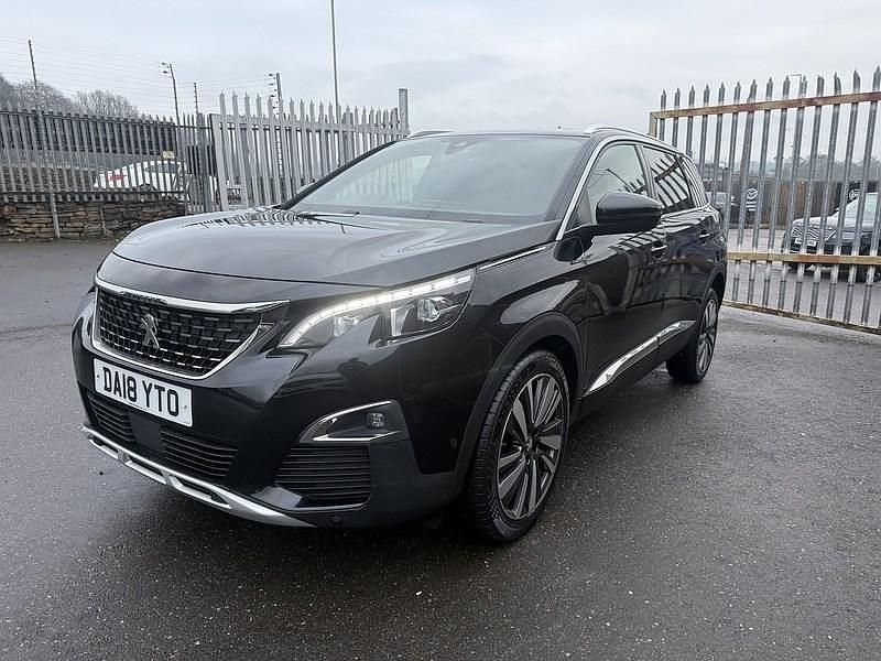 Used Peugeot 5008 Premium 129 HP (94 kW) 2018 Black Hatchback