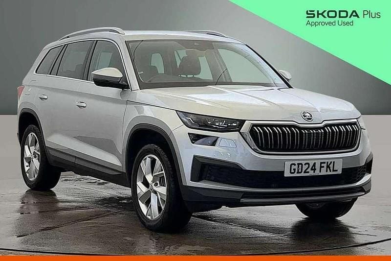 Brilliant silver metallic Used 2024 Skoda Kodiaq SE L Executive SUV | £29,750 (Fair price) - Image 1/4