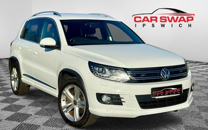 White Used 2014 VW Tiguan R-line SUV | £7,989 (Good price) - Image 1/4