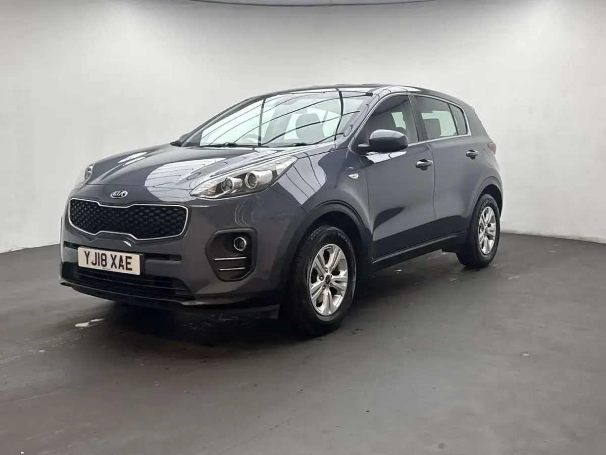 Used Kia Sportage 115 HP (84 kW) 2018 Blue SUV