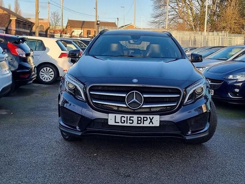 Used Mercedes GLA220 AMG line 170 HP (125 kW) 2015 Purple SUV