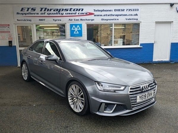 Grey Used 2019 Audi A4 S-Line Sedan | £14,995 (Good price) - Image 1/1