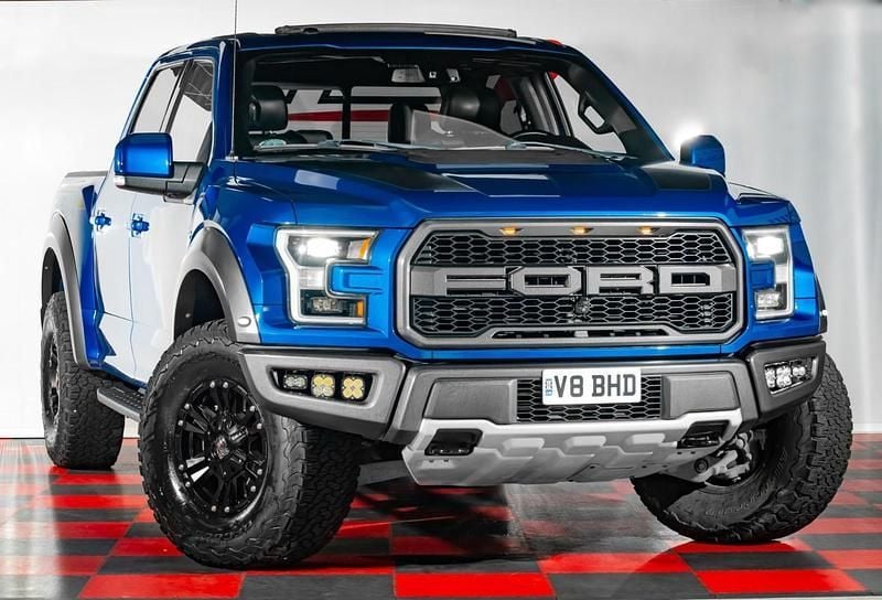 Blue Used 2017 Ford F-150 Raptor Pickup | £39,995 - Image 1/4