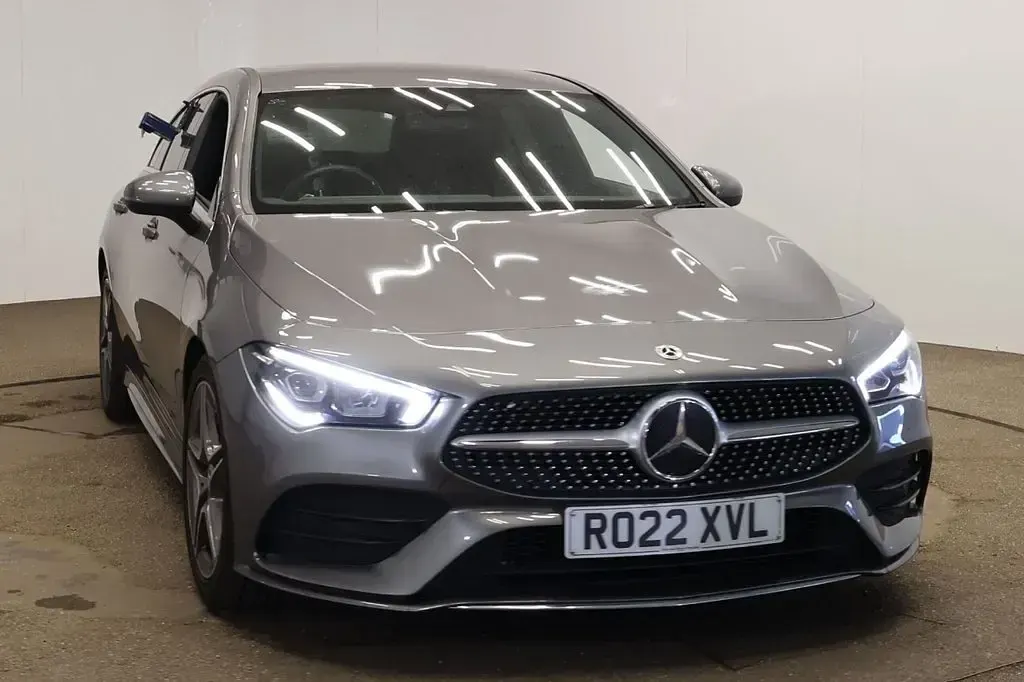 Used Mercedes CLA200 Shooting Brake AMG line 163 HP (119 kW) 2022 Grey Estate