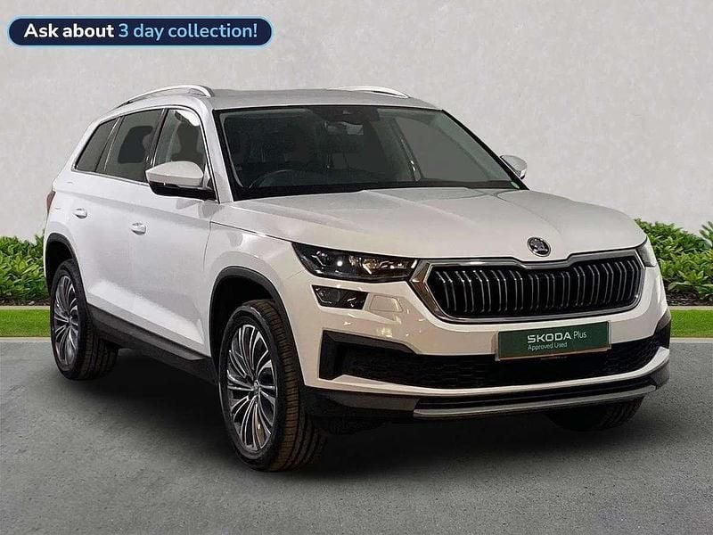 White Used 2023 Skoda Kodiaq SE L Executive SUV | £26,436 (Fair price) - Image 1/4