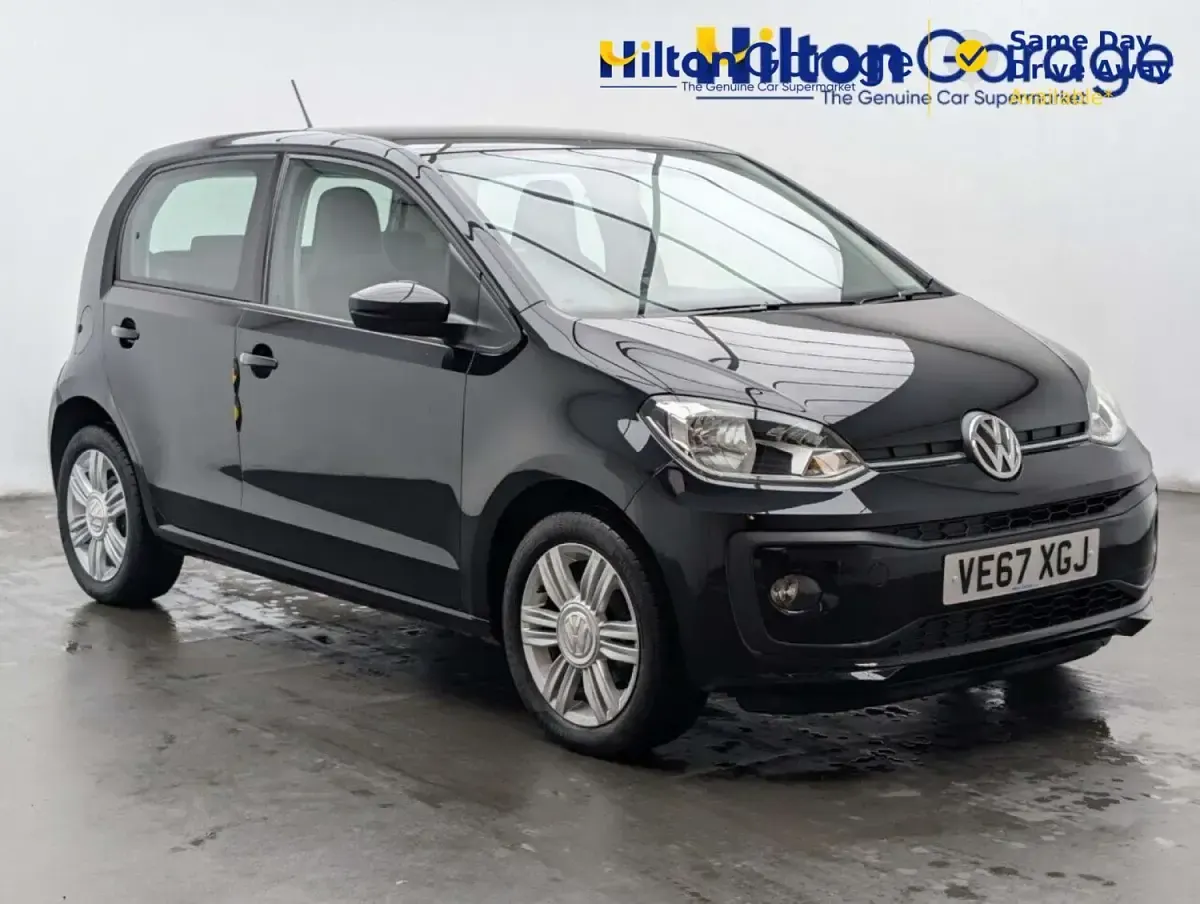 Begagnad VW up! Highline 75 HK (55 kW) 2018 Svart Halvkombi