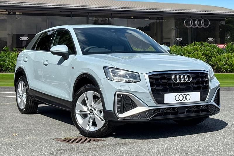 Blue New 2025 Audi Q2 S-Line SUV | £25,930 (Super price) - Image 1/4