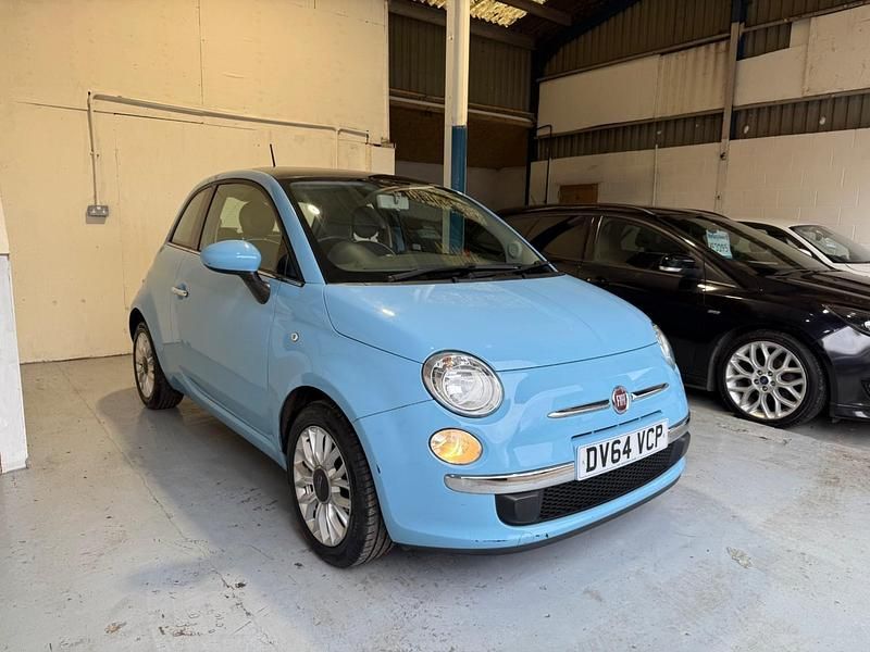 Used Fiat 500 Lounge 69 HP (50 kW) 2014 Blue Hatchback