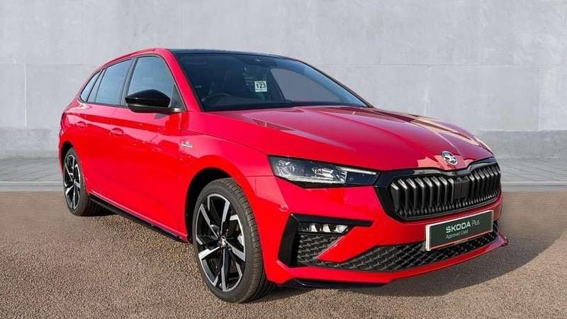 Red Used 2025 Skoda Scala Monte Carlo Hatchback | £20,380 (Fair price) - Image 1/4