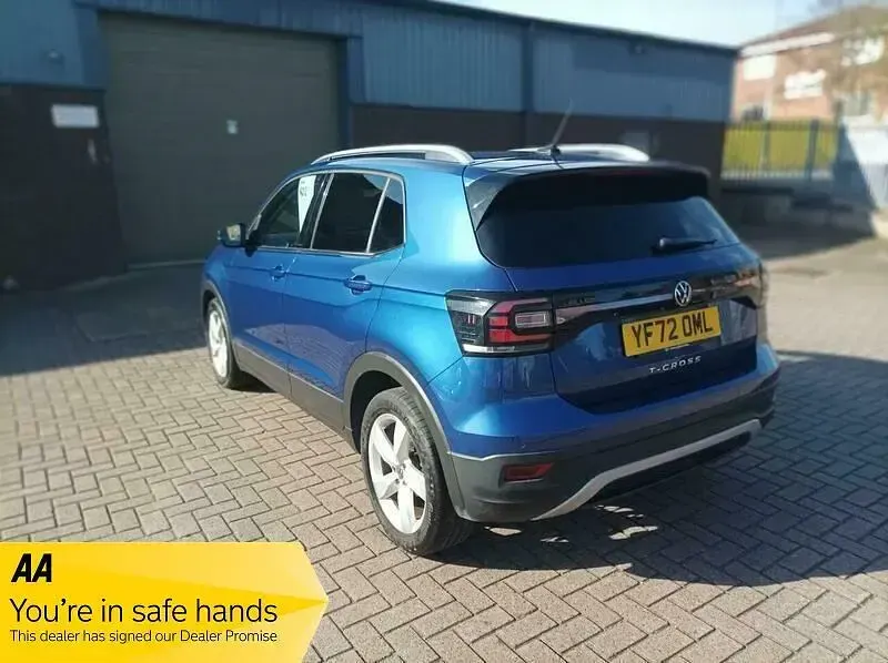 Used VW T-Cross SEL 2022 Blue SUV