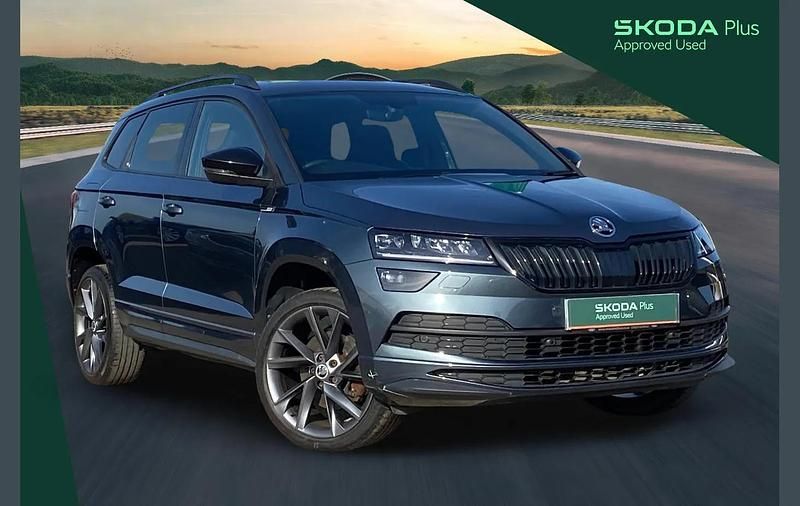 Used Skoda Karoq SportLine 150 HP (110 kW) 2020 Quartz grey metallic SUV