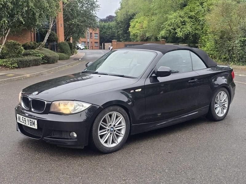 Black Used 2009 BMW 118 Cabriolet M Sport Cabriolet | £3,995 (Fair price) - Image 1/4
