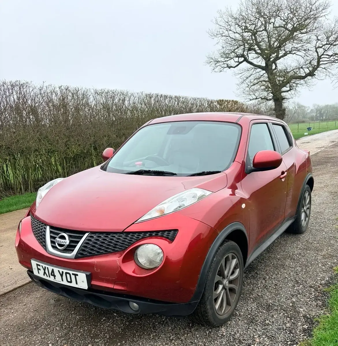 Begagnad Nissan Juke Tekna 110 HK (80 kW) 2014 Röd SUV
