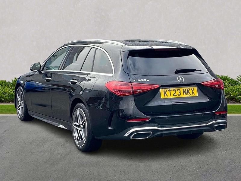 Used Mercedes C300e AMG Line Premium Plus 2023 Black Estate