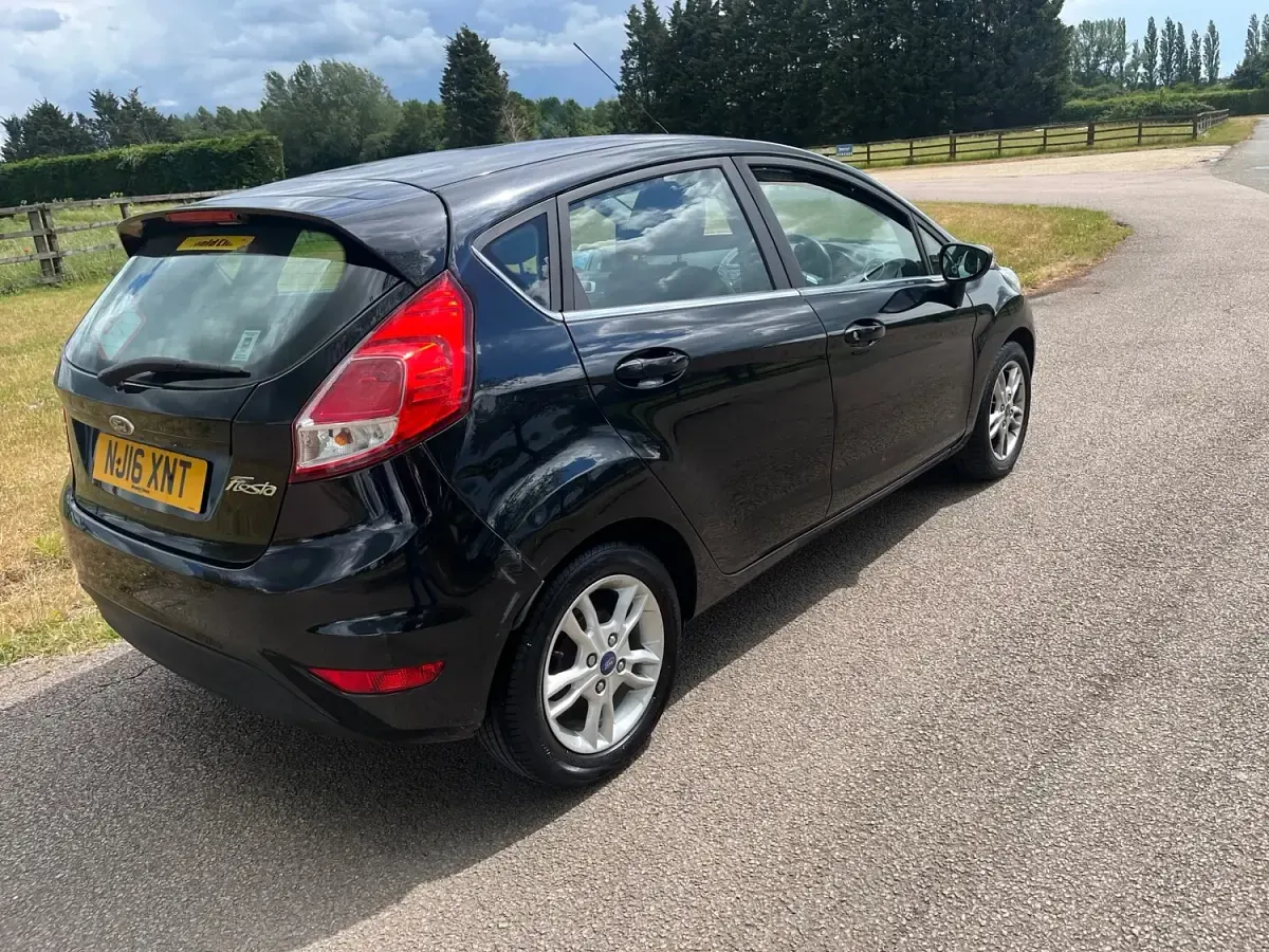 Used Ford Fiesta Zetec 2016 Black Hatchback