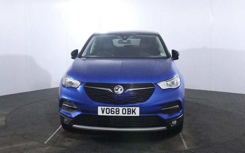 Used Vauxhall Grandland X Sport 131 HP (96 kW) 2018 Blue SUV