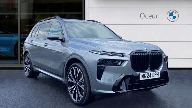 Grey Used 2024 BMW X7 M Sport SUV | £77,400 (Fair price) - Image 1/4