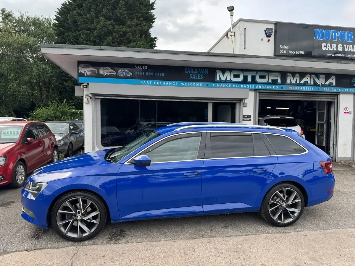 Used Skoda Superb SE L Executive 2019 Blue Estate