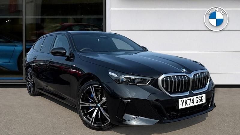 Black Used 2025 BMW 520 M Sport Estate | £45,811 (Expensive) - Image 1/4