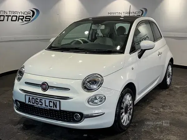 Used Fiat 500 Lounge 69 HP (50 kW) 2015 White Hatchback