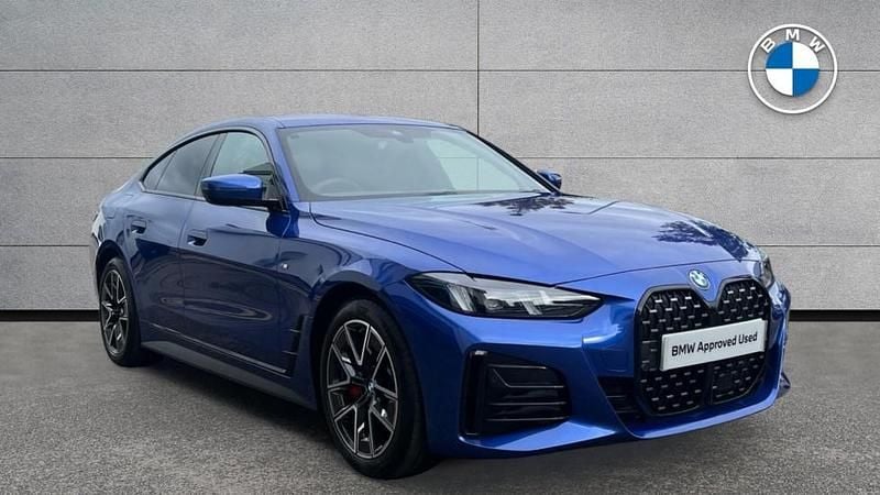 Blue Used 2025 BMW 420 Gran Coupé M Sport Coupe | £37,985 (Fair price) - Image 1/4