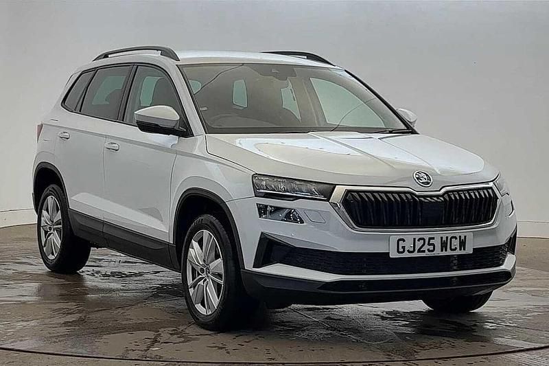 Used Skoda Karoq SE 110 HP (80 kW) 2025 Moon white metallic SUV
