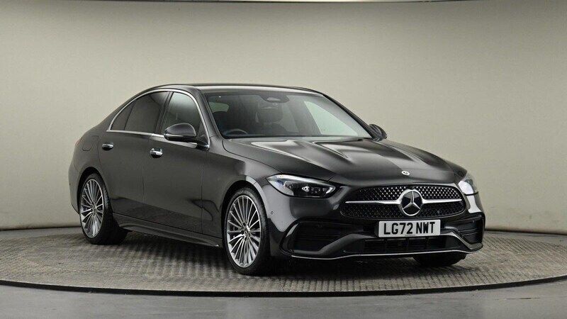 Grey Used 2022 Mercedes C200 AMG Line Premium Sedan | £31,350 (Fair price) - Image 1/4