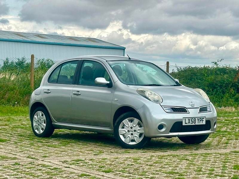 Used Nissan Micra Acenta 79 HP (58 kW) 2008 Silver Hatchback