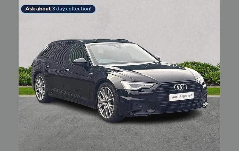 Used Audi A6 Black Edition 200 HP (147 kW) 2022 Black Estate