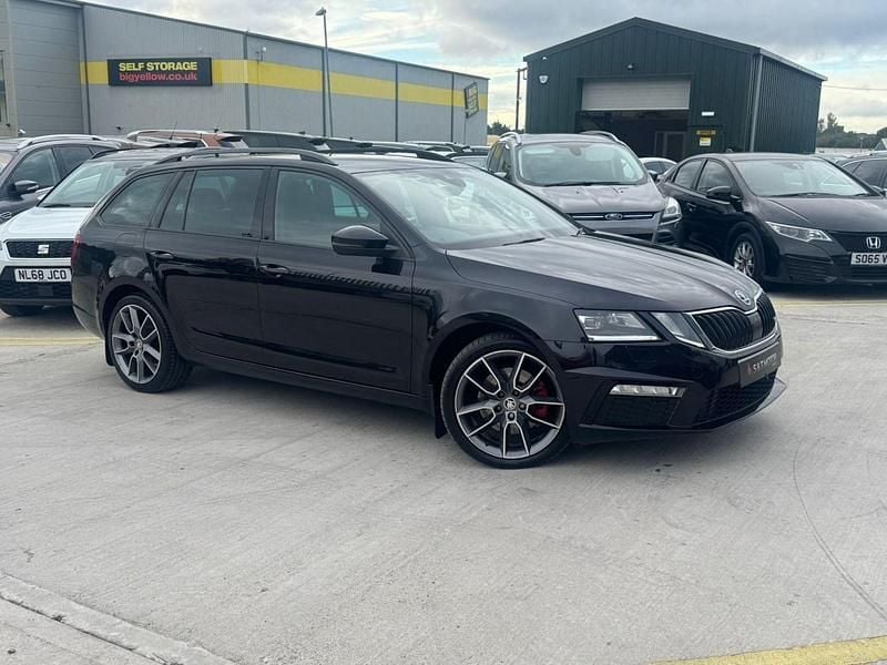 Black Used 2017 Skoda Octavia vRS Estate | £11,300 (Fair price) - Image 1/4