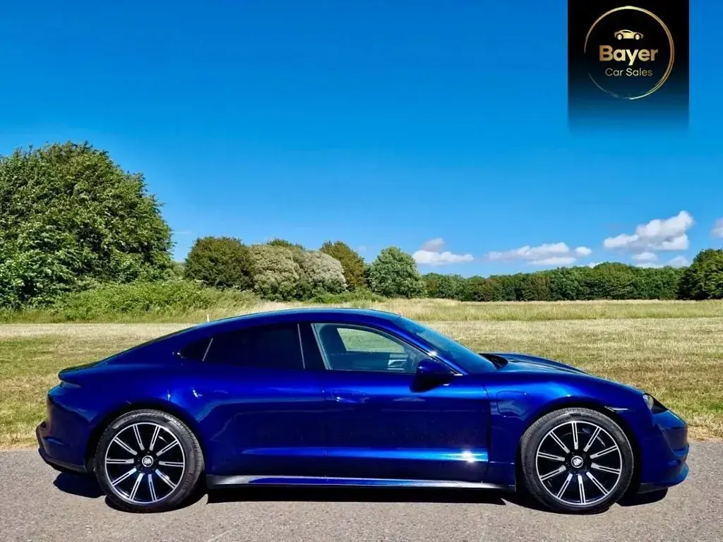 Used Porsche Taycan 500 kW (680 HP) 2020 Blue Sedan