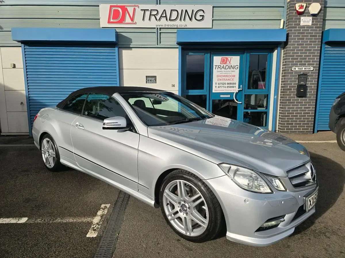 Used Mercedes E350 265 HP (194 kW) 2013 Silver Cabriolet