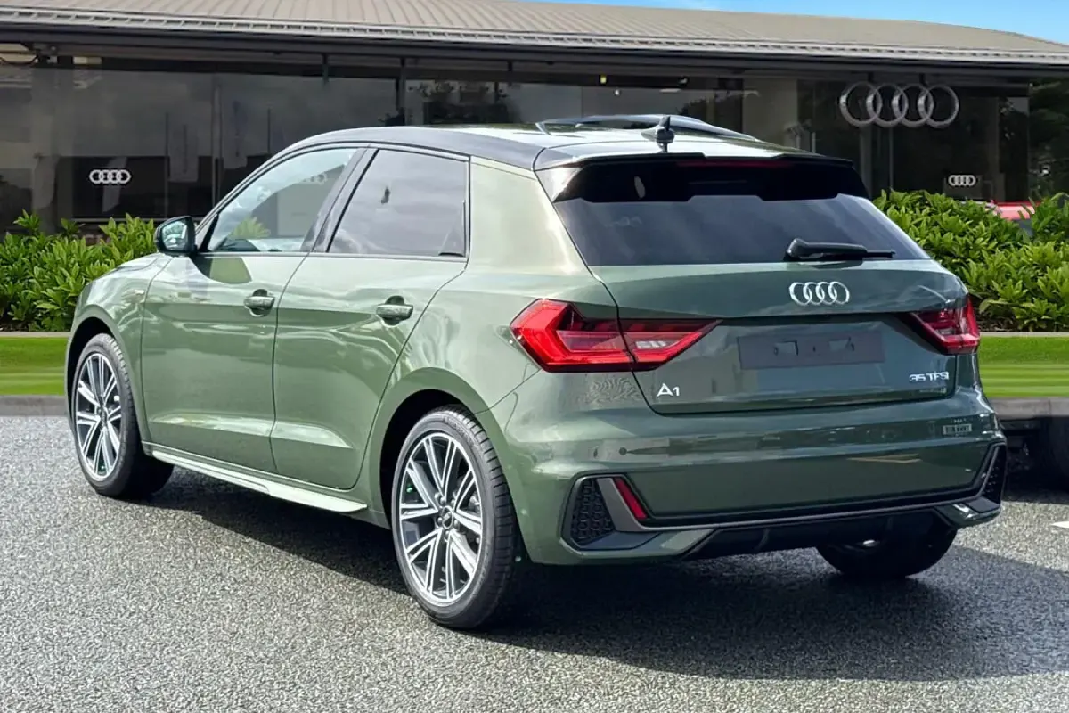 New Audi A1 Sportback S-Line 2026 Green Hatchback