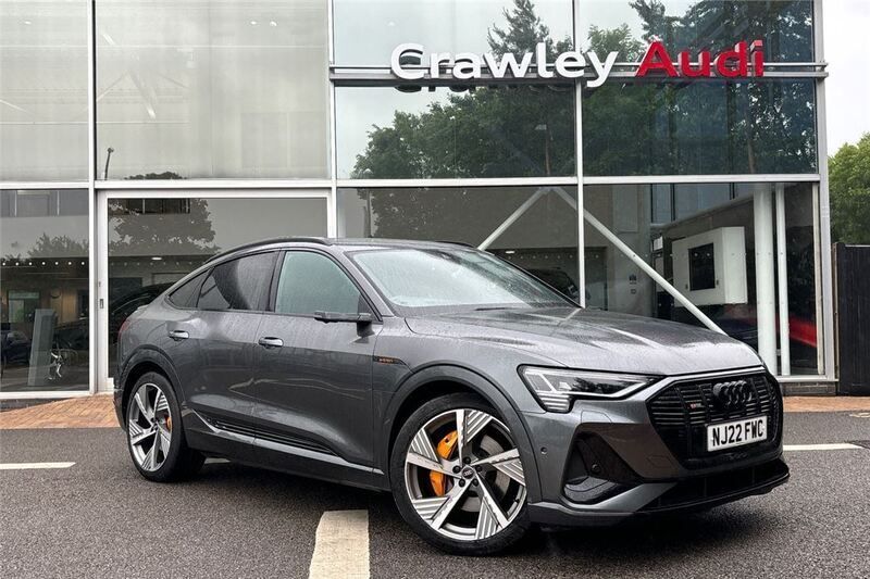 Grey Used 2022 Audi e-tron Sportback Advanced SUV | £37,990 - Image 1/4