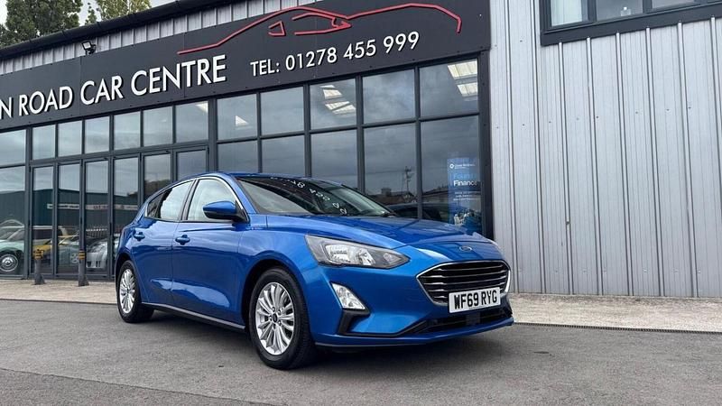 Blue Used 2019 Ford Focus Titanium Hatchback | £8,495 (Fair price) - Image 1/4