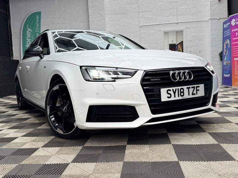 Used Audi A4 Black Edition 190 HP (139 kW) 2018 White Estate