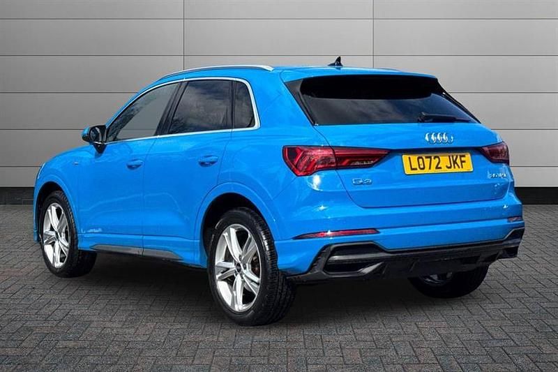 Used Audi Q3 S-Line 150 HP (110 kW) 2022 Turbo blue SUV